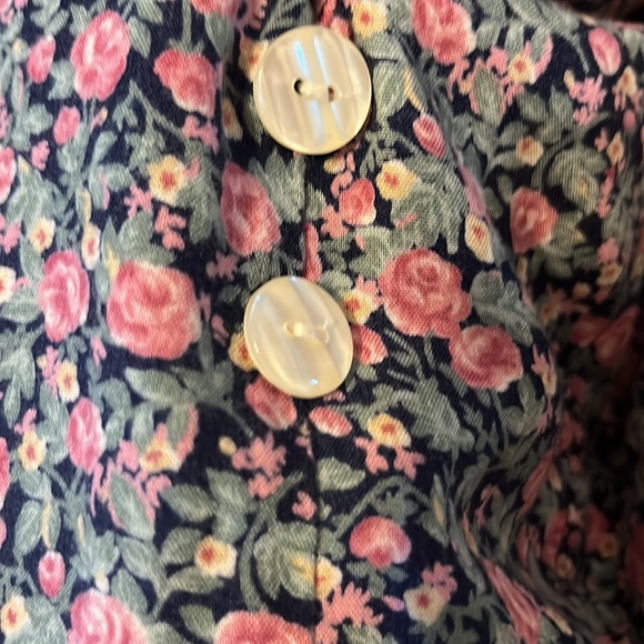 Vintage 80’s Floral Print Romper/ Zipper Backside Closure/ Size Small - Picture 12 of 12